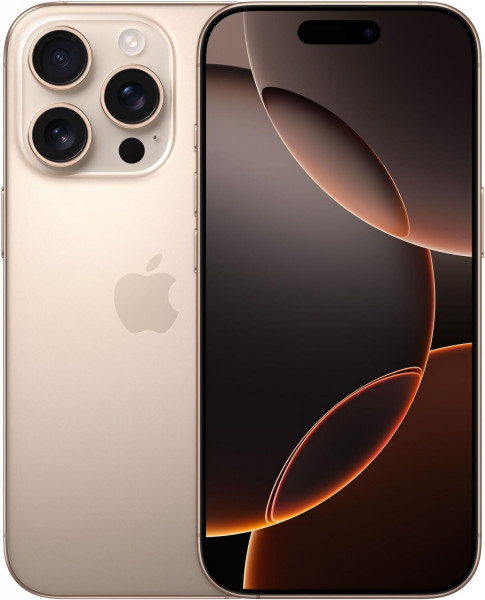 Apple iPhone 16 Pro 5G 1TB Titan Wüstensand iOS 18 48MP USB-C 6.27" NFC eSIM