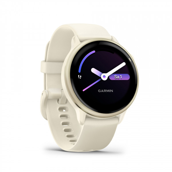 Garmin vivoactive 6 Bone/Lunargold 42mm 8GB 1.2"AMOLED Touchdisplay Bluetooth