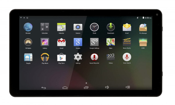 Denver TAQ-10285 Android Tablet 10,1 Zoll LCD Touchdisplay Bluetooth WiFi