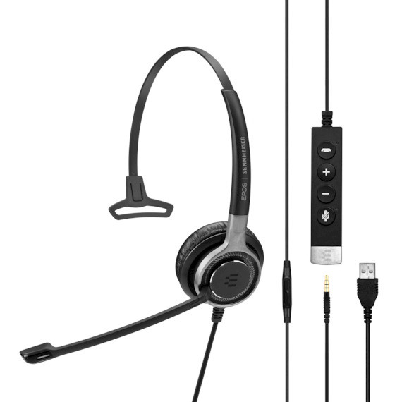 EPOS IMPACT SC 635 Schwarz Headset USB-A Mono On-Ear Kopfbügel 3,5mm Klinke