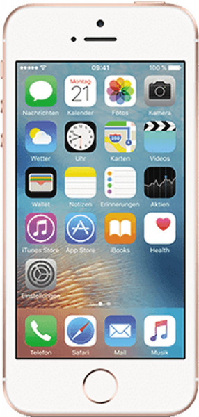 Apple iPhone SE 128GB Rosé Gold LTE iOS Smartphone ohne Simlock 4" Display 12MPX