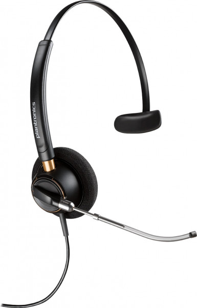 Poly Headset EncorePro HW510V Schwarz monaural kabelgebunden Noice Cancel On-Ear