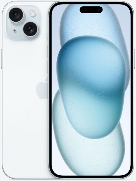 Apple iPhone 15 Plus 128GB Blau Hellblau Smartphone 48 MP Apple iOS 17 Touch
