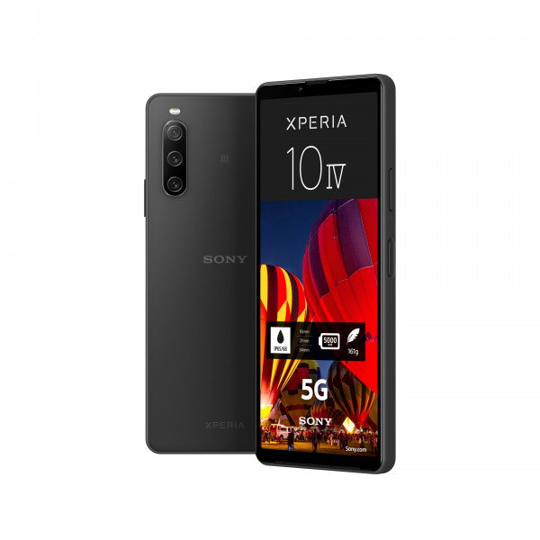 Sony Xperia 10 IV 128GB Schwarz 5G Android Smartphone 6" OLED 12MP 6GB RAM USB-C