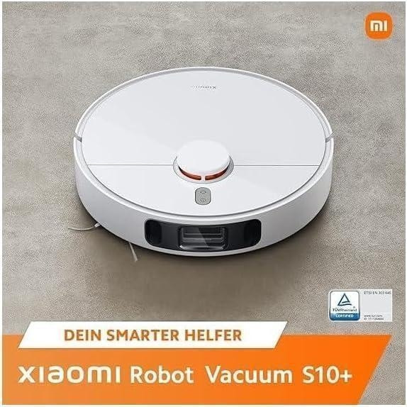 Xiaomi Robot Vacuum S10+EU Saug-Wischroboter Weiß Alexa Google Lasernavigation