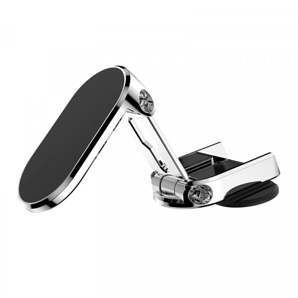 Mobeen Car Holder Fahrzeughalterung Armaturenbrett Silver Magnet 360° Faltbar