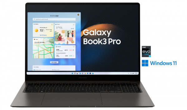Samsung NP960X Galaxy Book3 16" OLED i7 Gen 13 16GB+512GB Grau Windows Notebook