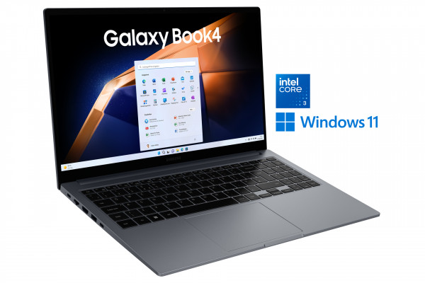 Samsung NP750X Book4 15,6'' Core i3 8 GB 256 GB grau Windows 11 Home LCD-TFT