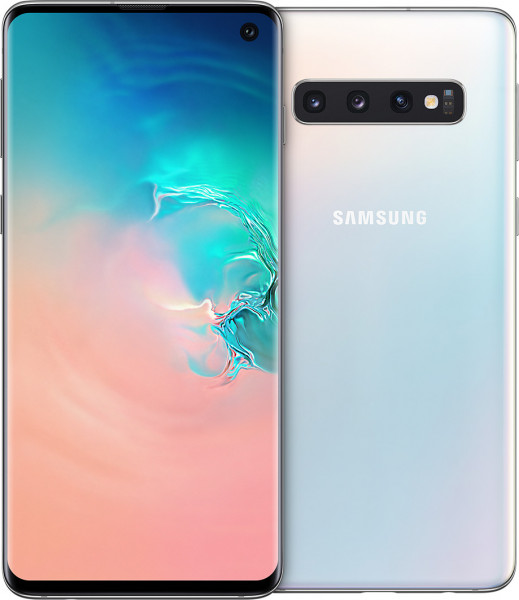 Samsung Galaxy S10 DualSim weiß 128GB Bluetooth Wi-Fi NFC GPS 4G (LTE) Android 9