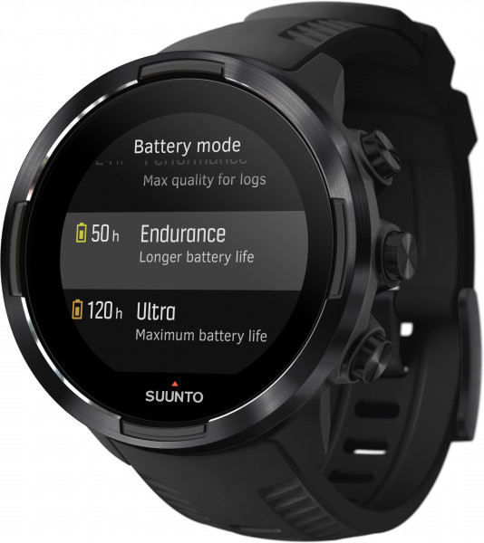 Suunto 9 Baro schwarz 50mm Multisport GPS Fitness Uhr Strecken- & Distanzmessung