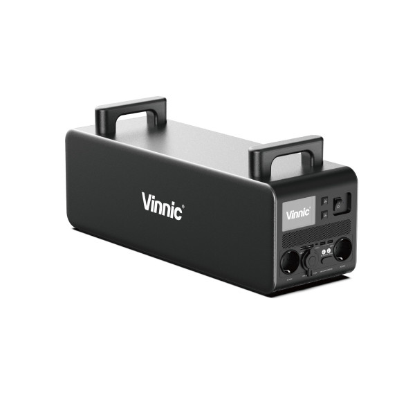 Vinnic Power Station PS2000W USB USB-C Stromerzeugung Grau 27kg Display 76.5Ah