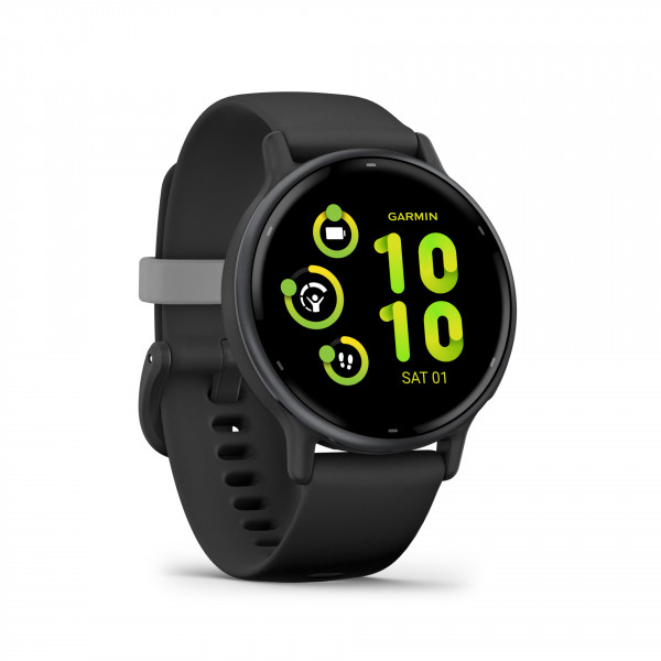 Garmin Vivoactive 5 4GB Smartwatch Schwarz 42mm 1,2"AMOLED GPS WLAN Bluetooth