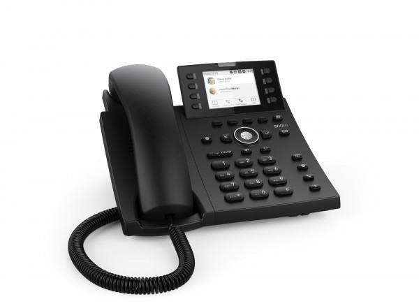 snom D335 Schwarz schnurgebundenes IP-Telefon 2,7" LCD-TFT Display PoE RJ45