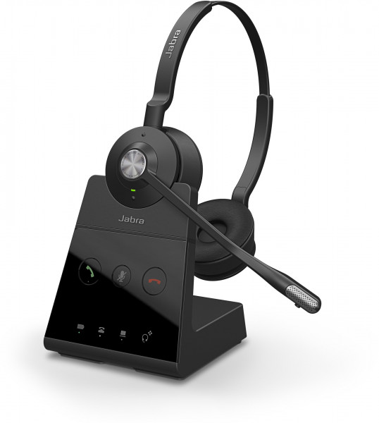 JABRA Engage 65 Stereo binaural schwarz DECT-Headset ANC kabellos inkl. Basis