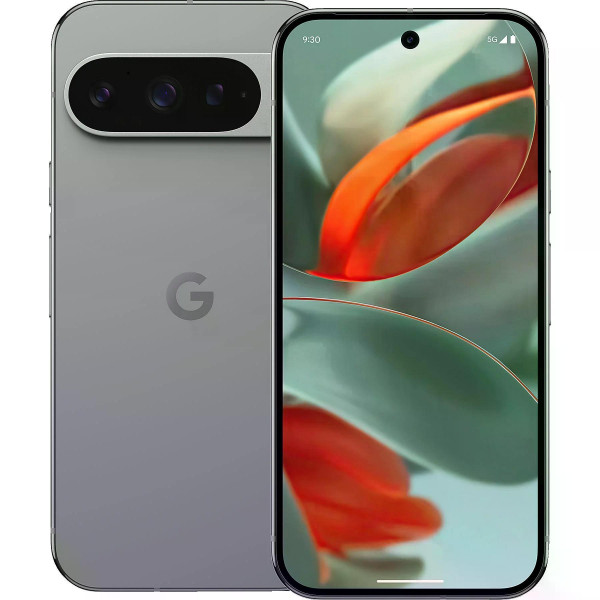 Google Pixel 9 Pro 128GB 12GB-RAM 5G grau OLED 50MP USB-C Tensor-G4 8K-Video