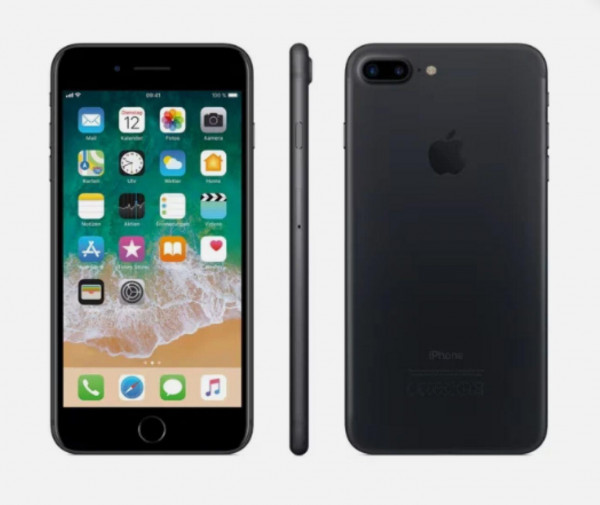 Apple iPhone 7 Plus 128GB Schwarz Bluetooth Wi-Fi NFC iOS 10 4G (LTE) Lightning
