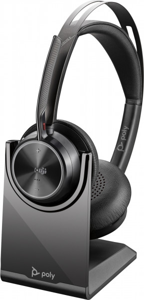 Poly Bluetooth Headset Voyager Focus 2 UC inkl. LS USB-A Teams/Bluetooth schwarz