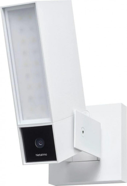 Netatmo Smarte Außenkamera mit Sirene weiß WLAN 32GB Sprachsteuerung Outdoor