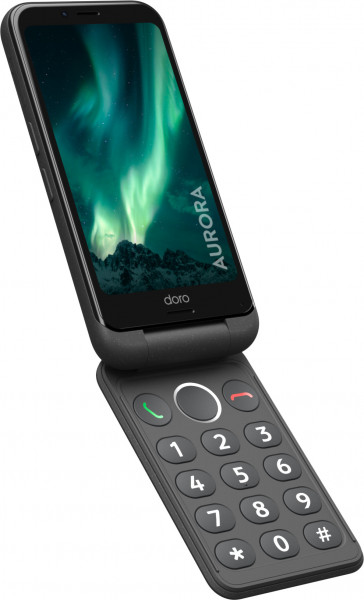 Doro Aurora A20 64GB Schwarz LTE Android Smartphone 4,5" LCD 13MP 4 GB RAM
