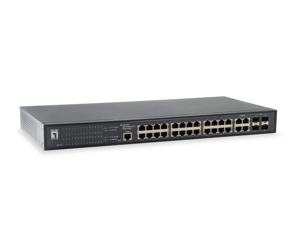 LevelOne GES-2451 24 GE with 4 Shared SFP-Web-Smart-Switch