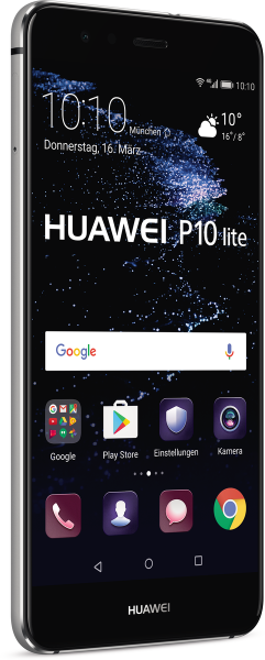 Huawei P10 lite schwarz 32GB LTE Android Smartphone ohne Simlock 5,2" Display
