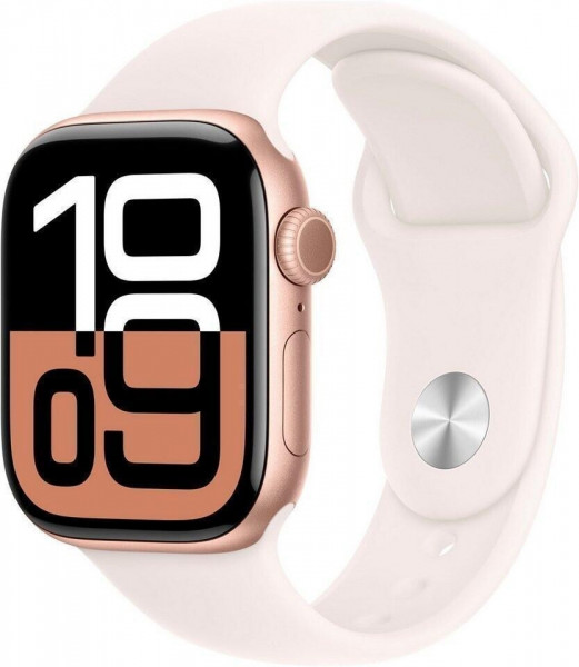 Apple Watch 10 Smartwatch Roségold 42mm LTE OLED 64GB NFC GPS eSIM iOS