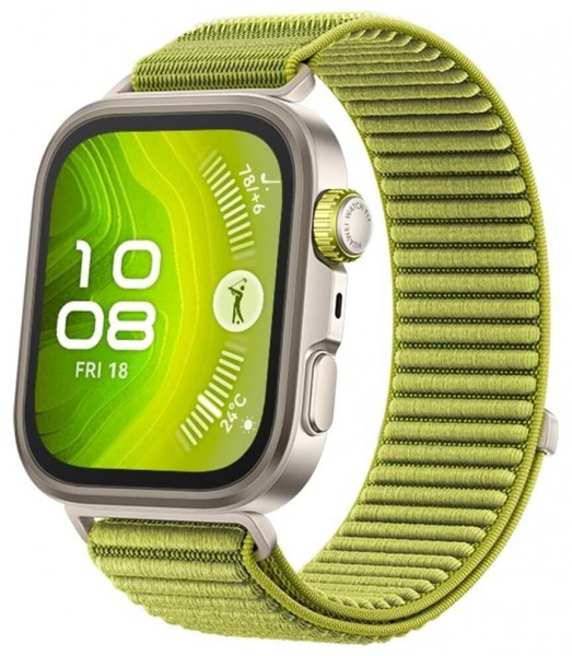 Huawei Watch Fit 4 Pro Smartwatch Grün NFC EKG GPS für Android / iOS OLED