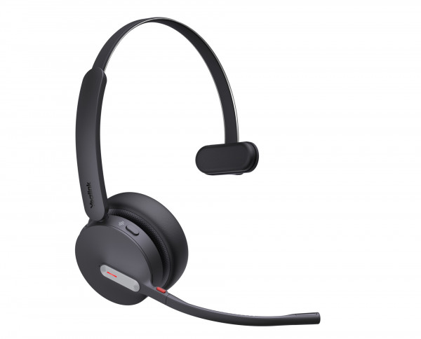 Yealink Headset WH64 Hybrid Mono UC Schwarz DECT Bluetooth USB-C Überkopf/On-Ear
