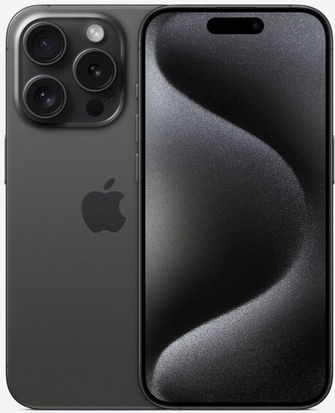 Apple iPhone 15 Pro Titan Schwarz 256 GB iOS 17 6,1" 48 MP Triplecam USB-C DS