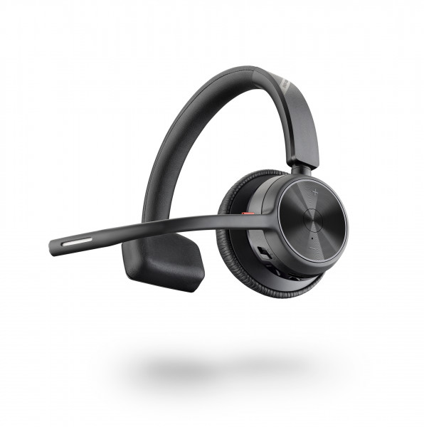 Poly Bluetooth Headset Voyager 4310 UC USB-A/C Noise Cancelling schwarz On-Ear