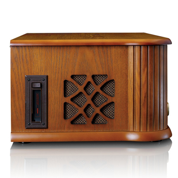 LENCO Plattenspieler Holz Retro-Design DAB+, FM Radio, CD, MP3, BT, USB
