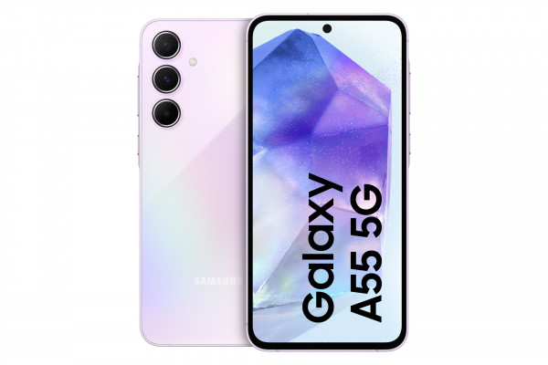 Samsung Galaxy A55 128 GB Lila 5G Android Smartphone 6.6" OLED 8 GB RAM 50 MP