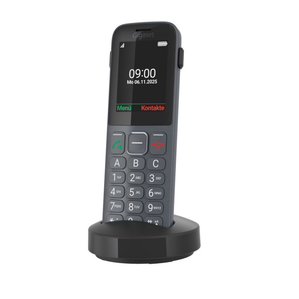 Gigaset Comfort 600 SIM 4G 128MB 64MB USB-C 2.4" IPS-LCD Featurephone Schwarz