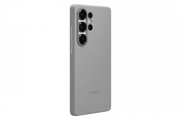 Samsung Silicone Case Galaxy S25 Ultra Grau Schutzhülle Back-Cover Protection
