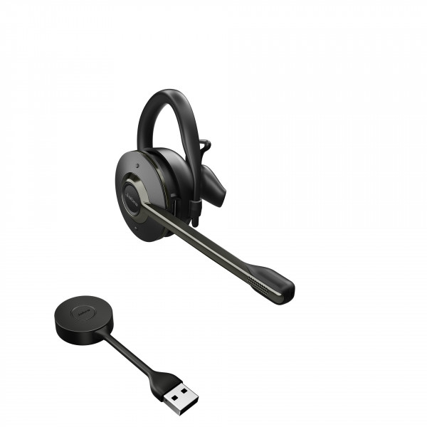 JABRA Engage 55 UC Convertible USB-A/C Headset Schwarz DECT On-Ear/Ohrhaken 21g