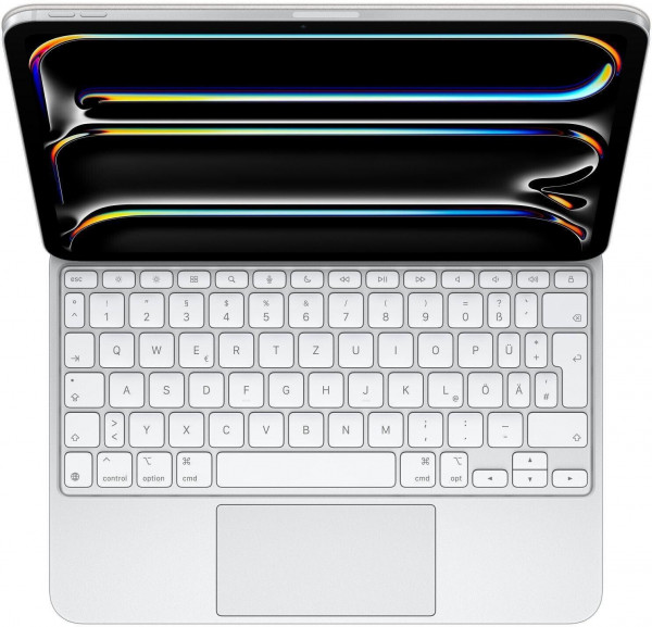 Apple Magic Keyboard MWR03D/A Weiß 2024 iPad Pro 11 (M4) Deutsch Tastatur Tablet