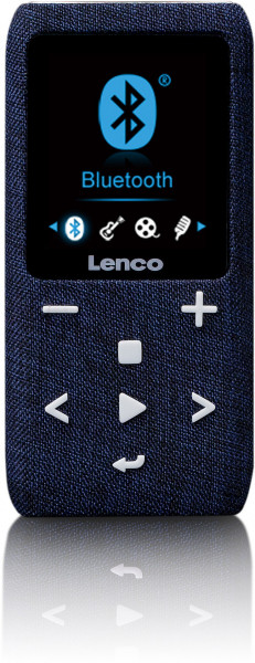 Lenco Xemio-861BU MP4 Player mit BT & FM-Radio (Blau)