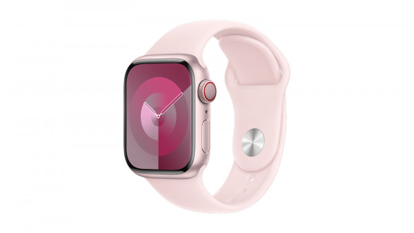 Apple Watch 9 Aluminium 41mm LTE 64GB Rosa watchOS IP6X WLAN Bluetooth NFC S/M
