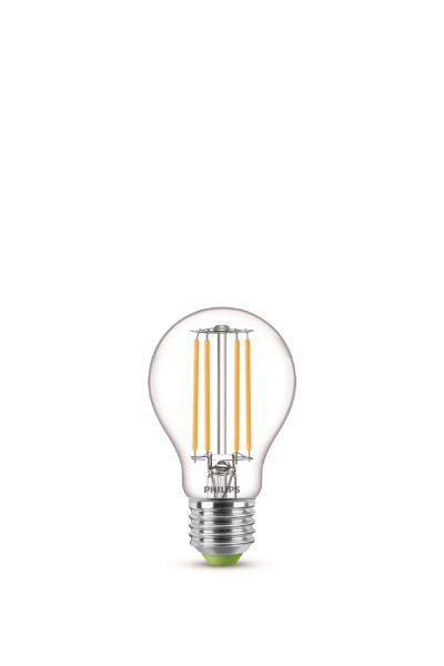Philips Classic LED-Lampe transparent Glühlampenform 40 Watt ultraeffizient E27