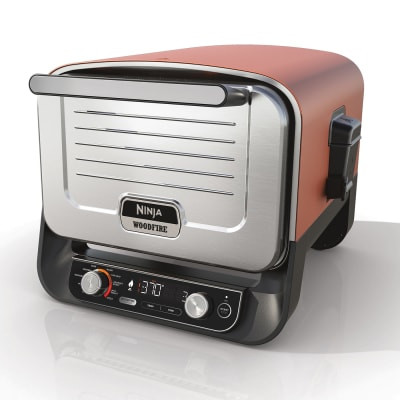 Ninja OO101EU Ninja Woodfire Outdoor Ofen Rot/Schwarz/Silber 2400W bis zu 370 °