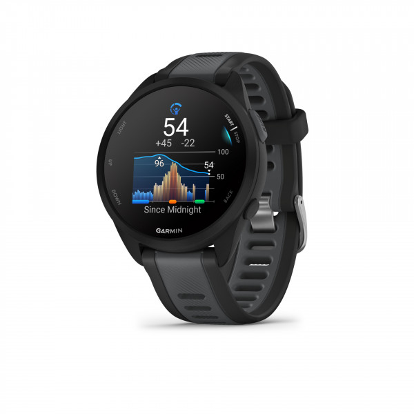 Garmin Forerunner 165 Schwarz/Schiefergrau Smartwatch 43mm 1.2"AMOLED 4GB WLAN