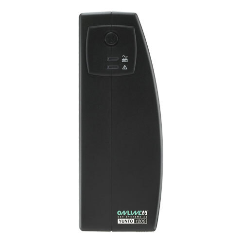 Online USV YUNTO 1200 720W Line-Interactive USV UPS Schwarz Schutzfunktionen USB