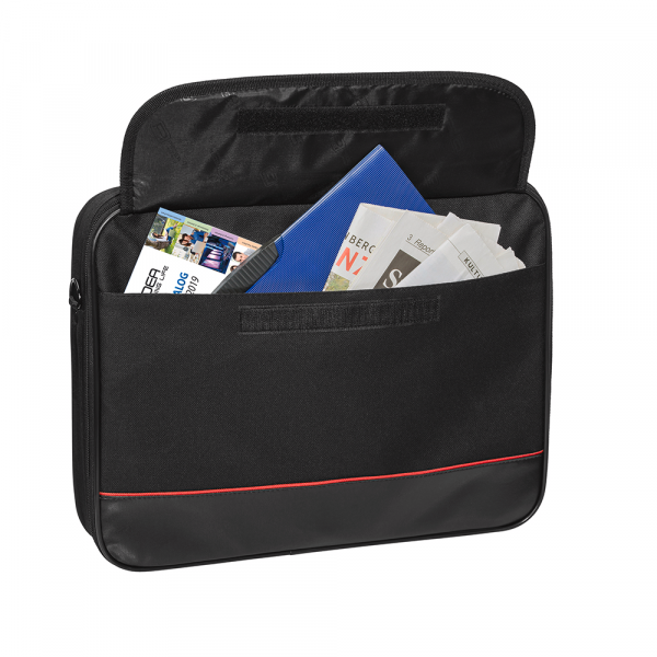 PEDEA Laptoptasche Starterset Trendline schwarz 18,4 Zoll kabellose Maus Mauspad