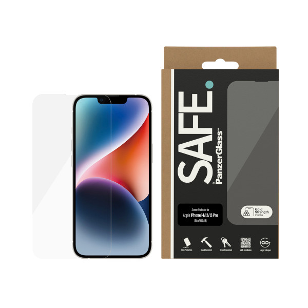 iPhone13|13 Pro|14 Premium Displayschutz Glass Folie SAFE. By PanzerGlass