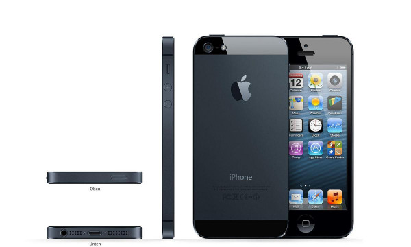 Apple iPhone 5 16GB schwarz LTE iOS Smartphone ohne Simlock 4" Display 8MPX