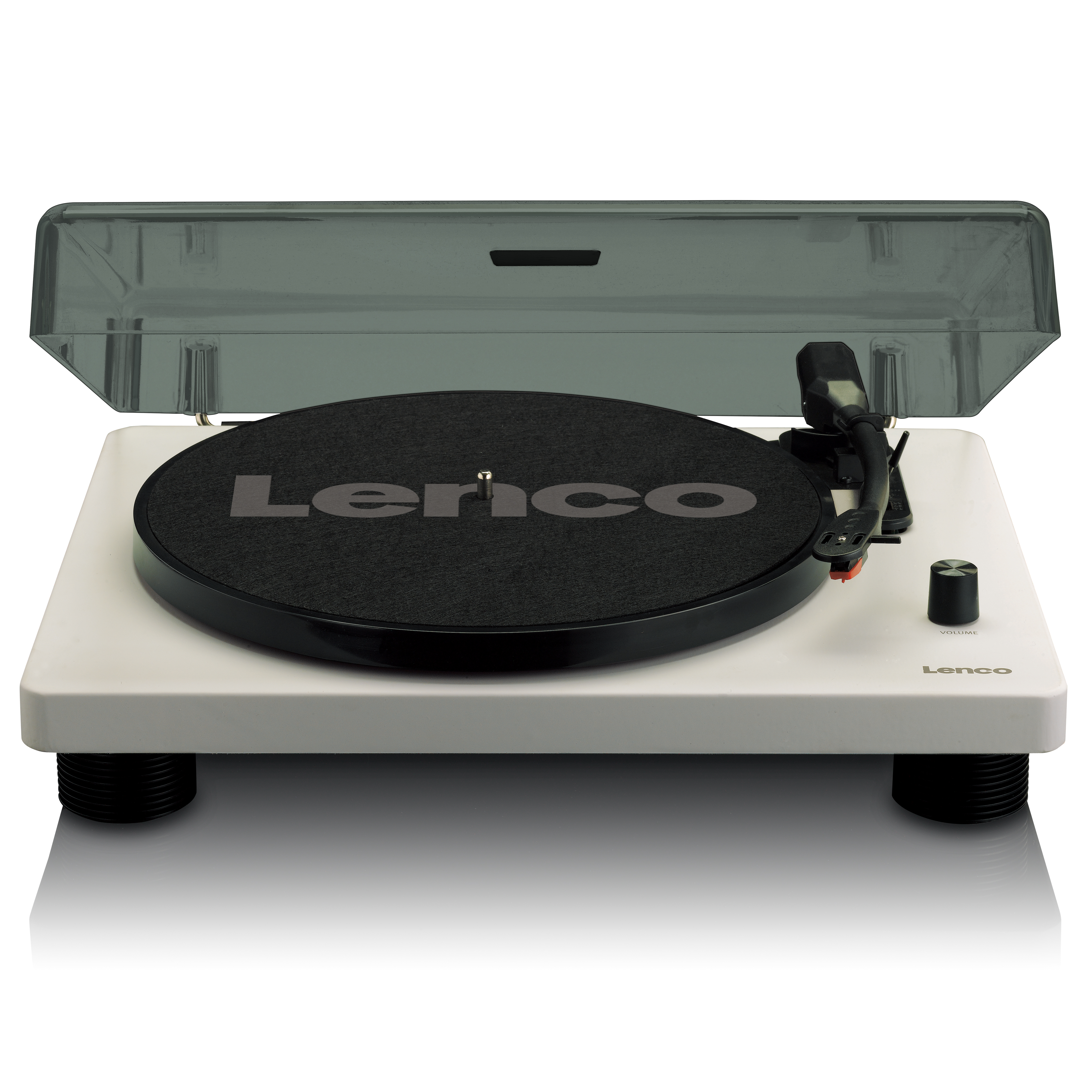 Lenco LS-50GY Plattenspieler Lautsprechern Grau Riemenantrieb 33, 45 & 78  U/mi