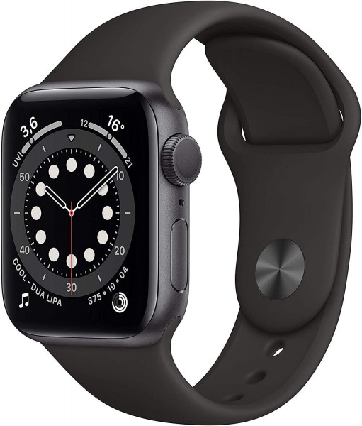 Apple Watch S6 Grau 40 mm Smartwatch watchOS 32 GB Aluminium Sportband WLAN GPS