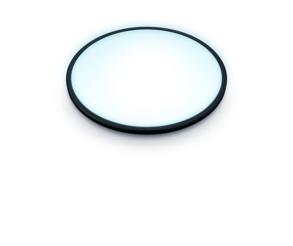 WiZ Super Slim White&Color LED Deckenleuchte 14W schwarz SmartHome Appsteuerung