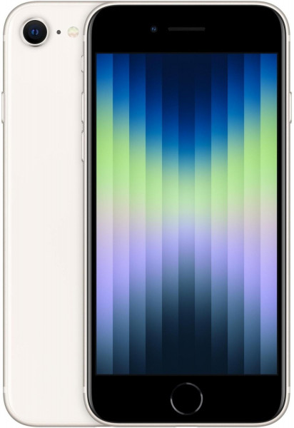 Apple iPhone SE (2022) weiß 128GB iOS Smartphone 5G 4,7 Zoll Display 12MP Kamera
