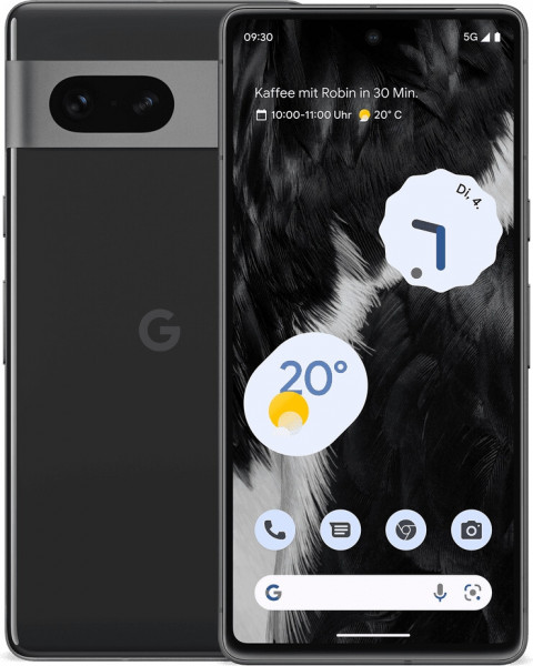 Google Pixel 7 Schwarz 128GB 8GB RAM 6.3 Zoll Android Smartphone 50MP Kamera
